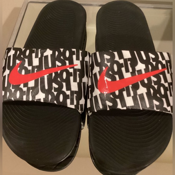 Nike Other - Nike Youth Just Do It” slides- impeccable condition!!